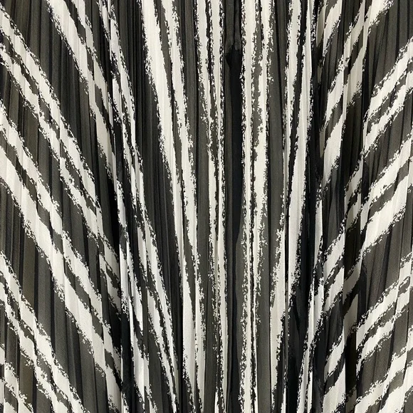 NWOT Ann Taylor Black and White Zebra Stripes Maxi Long Skirt Size Small… - Picture 3 of 6